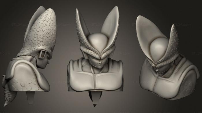 Busts of heroes and monsters (Sekai, BUSTH_1658) 3D models for cnc